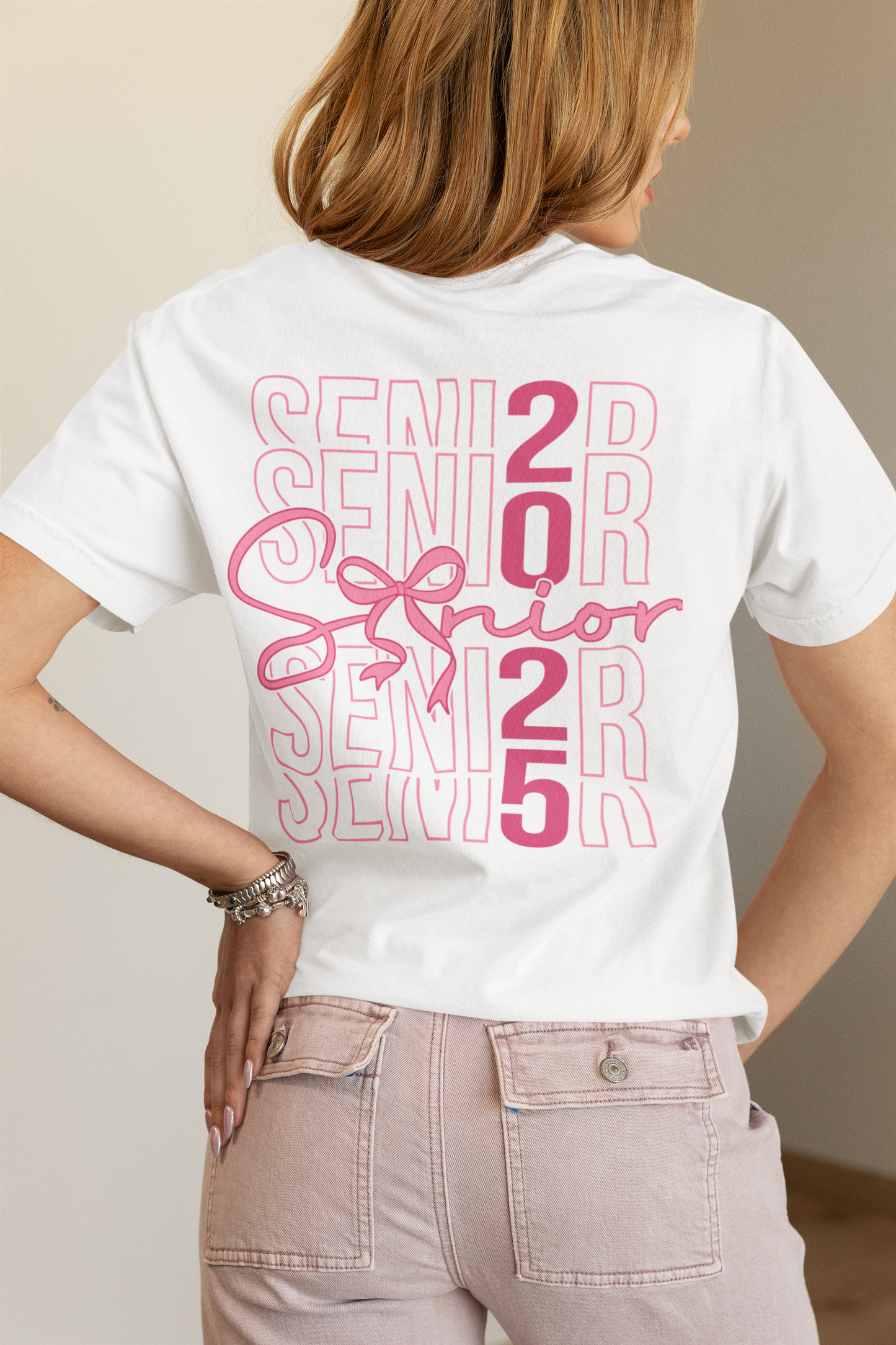 Senior Class of 2025 Bow T shirt