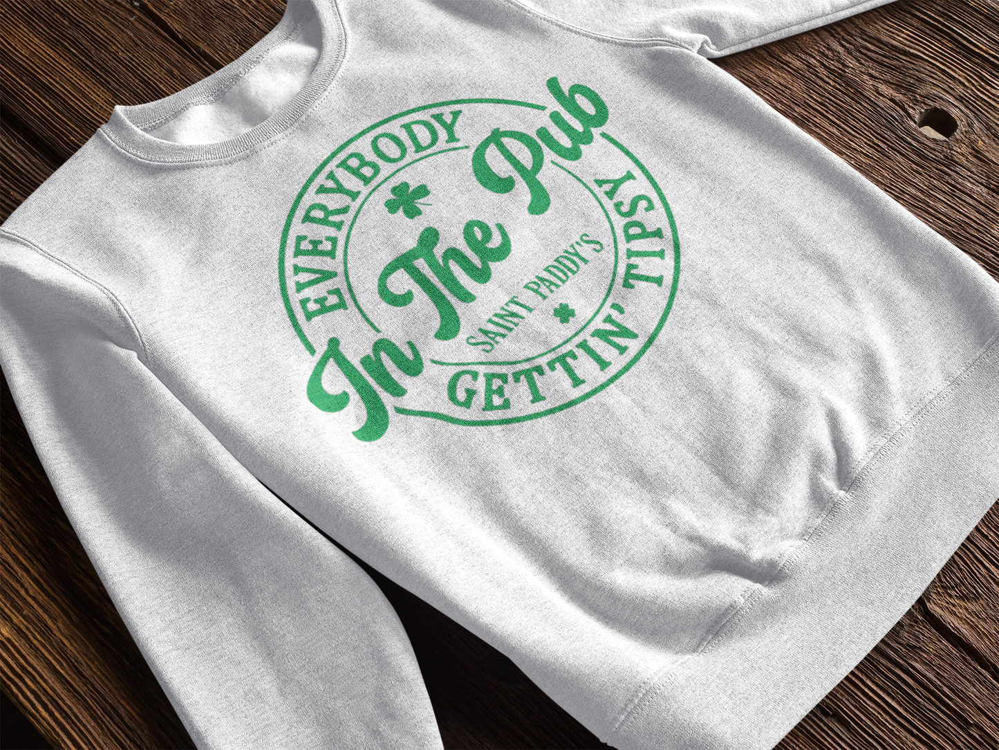 Everybody in the Club Gettin' Tipsy Crewneck Sweatshirt