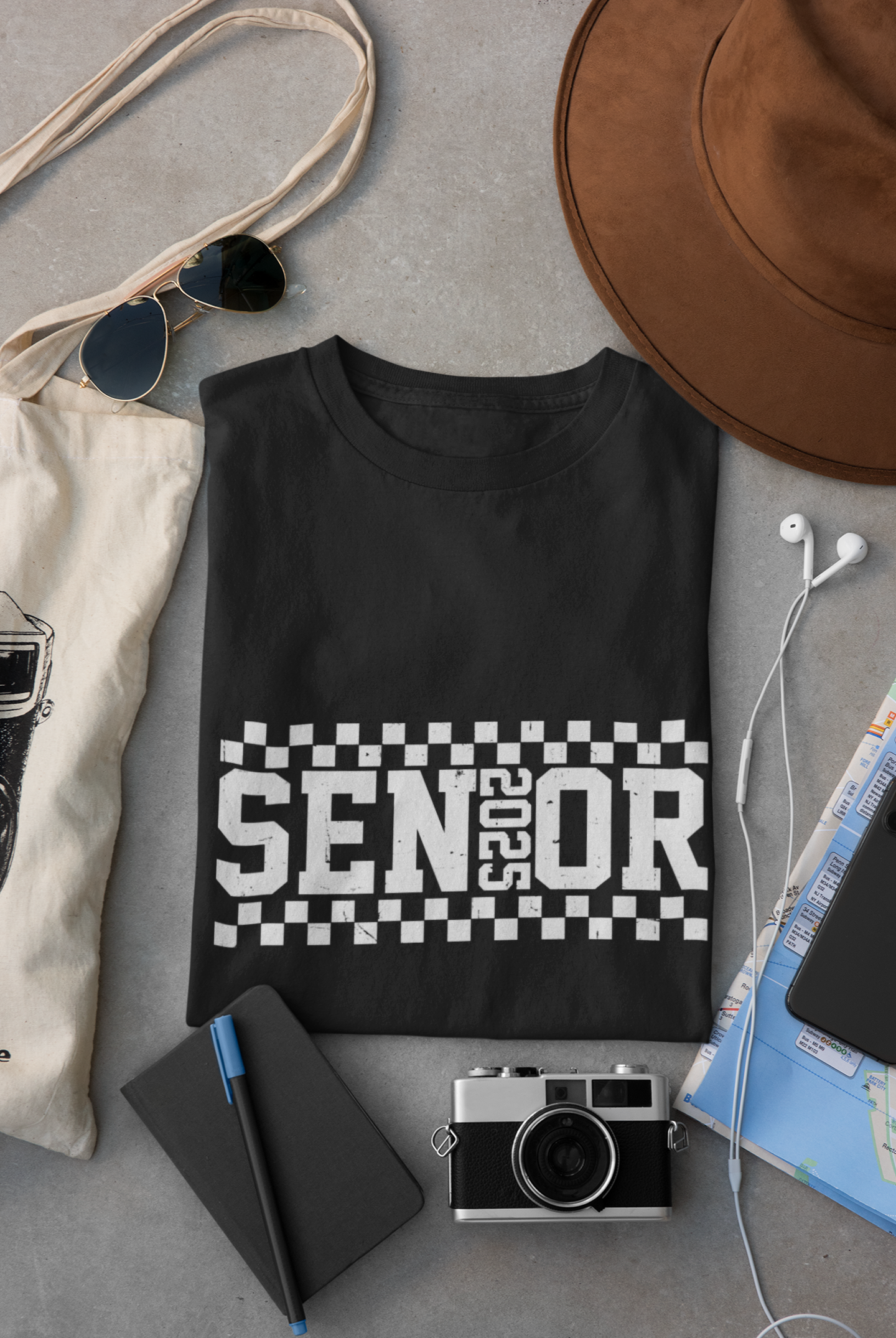 Senior Shirt - 2025 Grad White Font