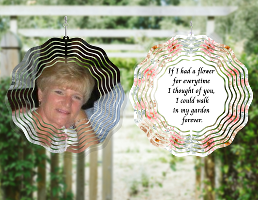 Personalized Tribute Wind Spinner