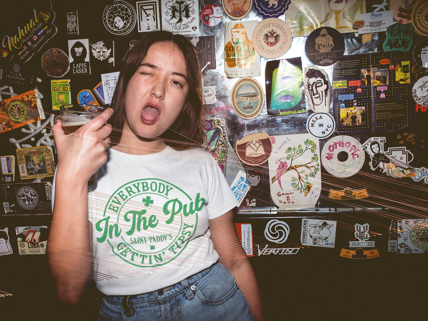 Everybody in the Club Gettin' Tipsy T-Shirt