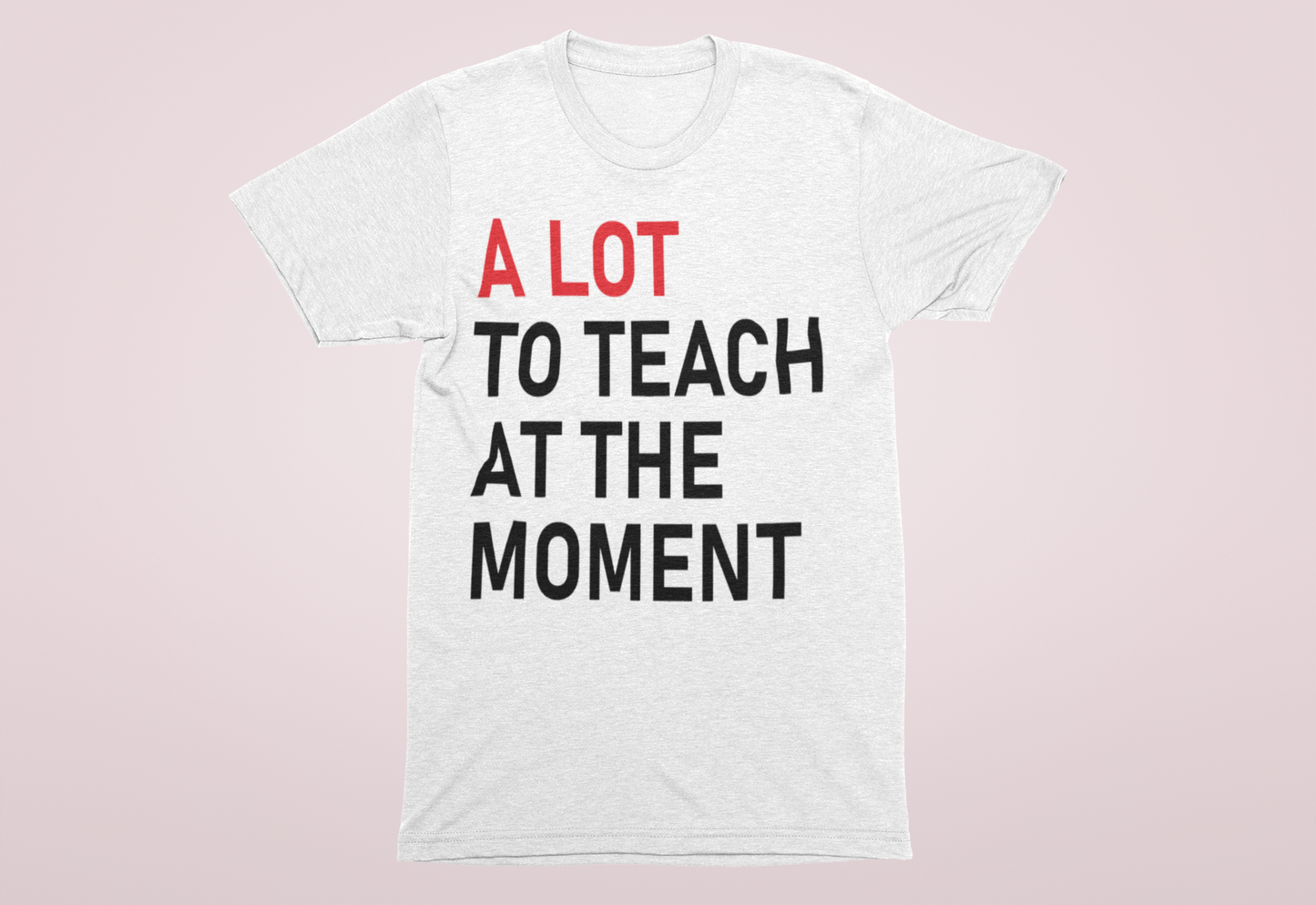 A Lot To Teach At The Moment T shirt