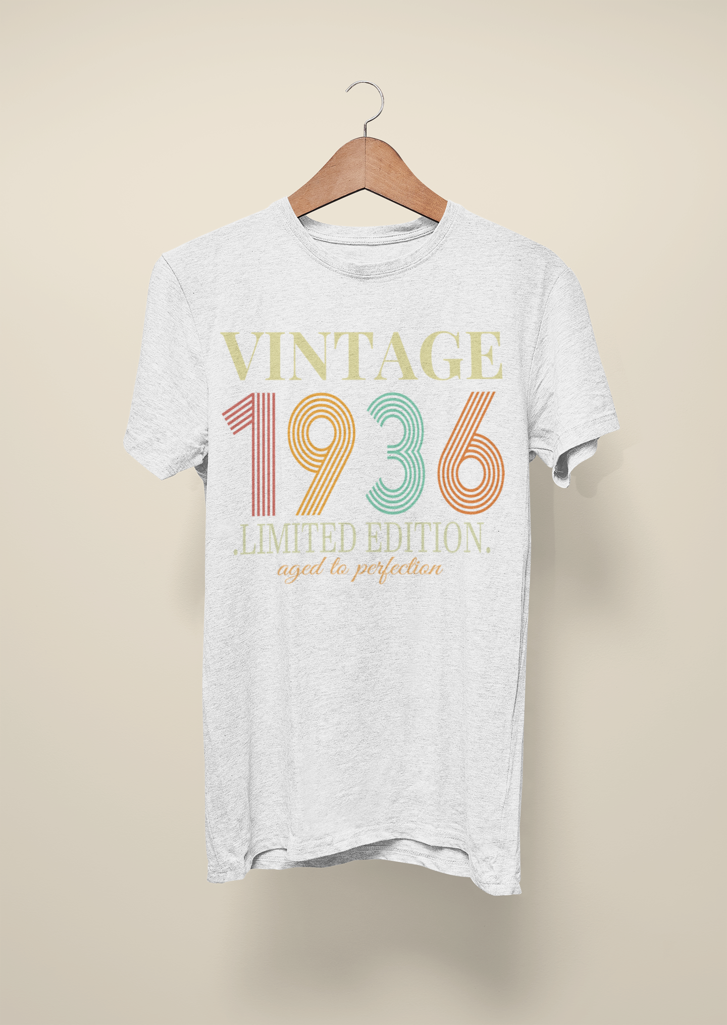 Vintage Birthday Tee Shirt - Aged to perfection