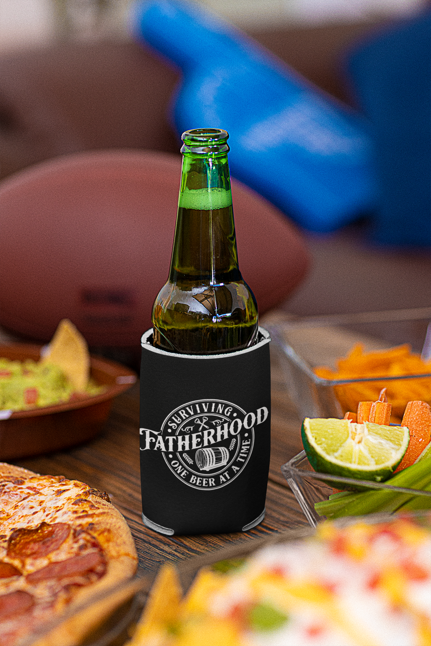 Surviving Fatherhood One Beer at a Time Koozie