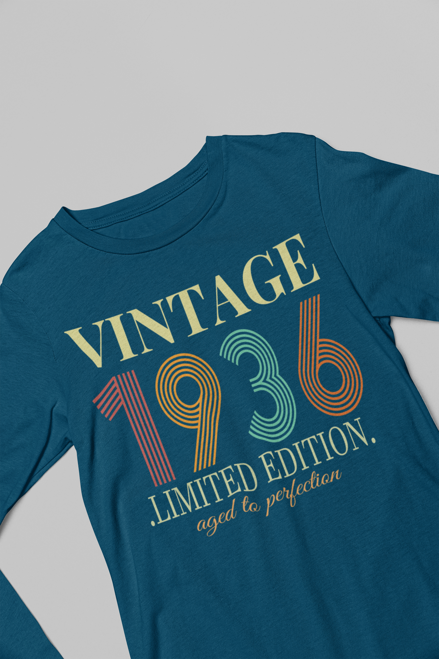Vintage Birthday Long Sleeve Tee-Shirt