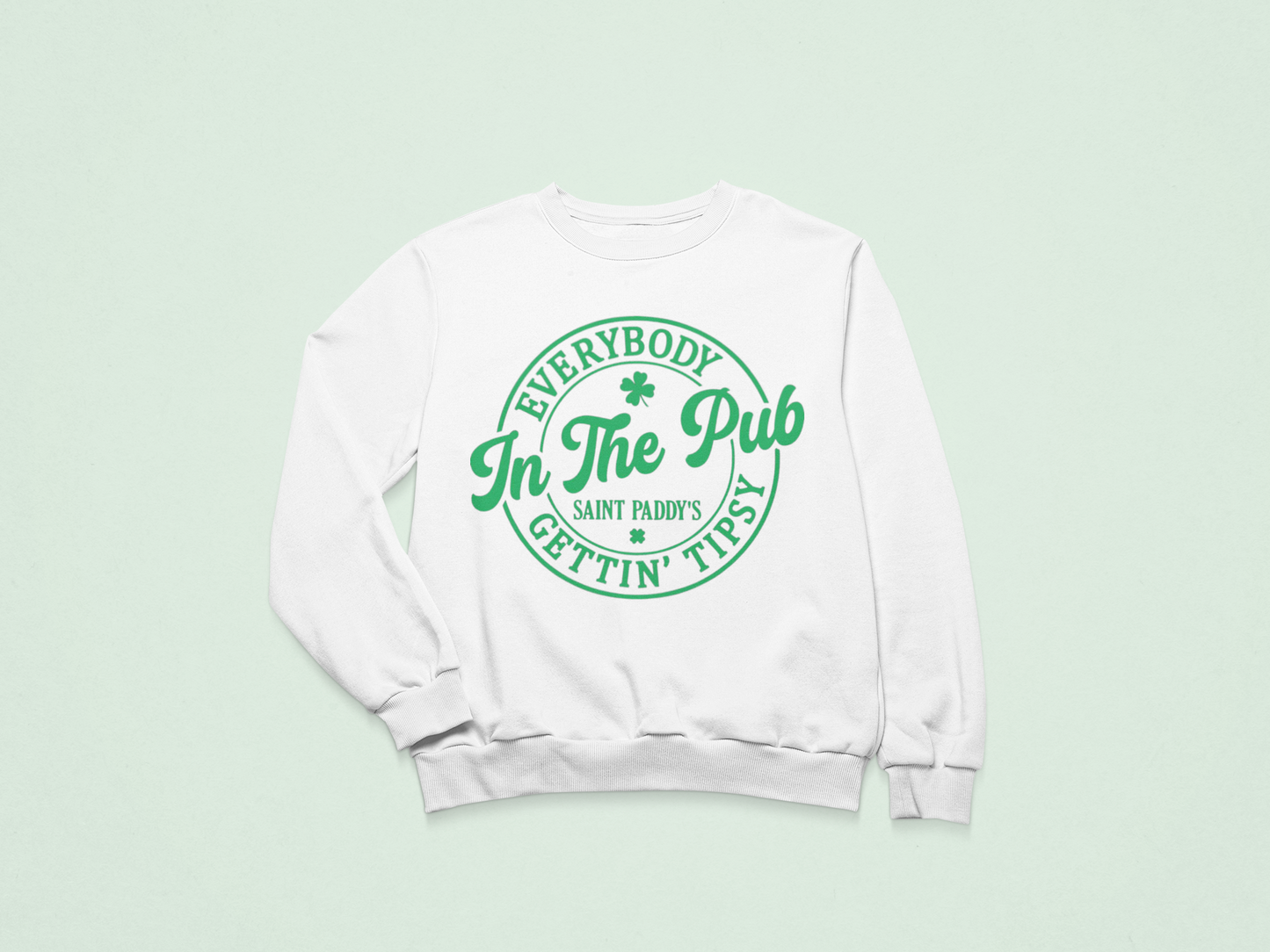 Everybody in the Club Gettin' Tipsy Crewneck Sweatshirt